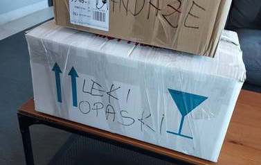 Zakupione, lekarstwa oraz opatrunki dla Naszych Sąsiad&oacute;w z Ukrainy. 1