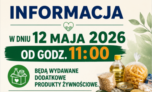 Informacja o wydawaniu żywności